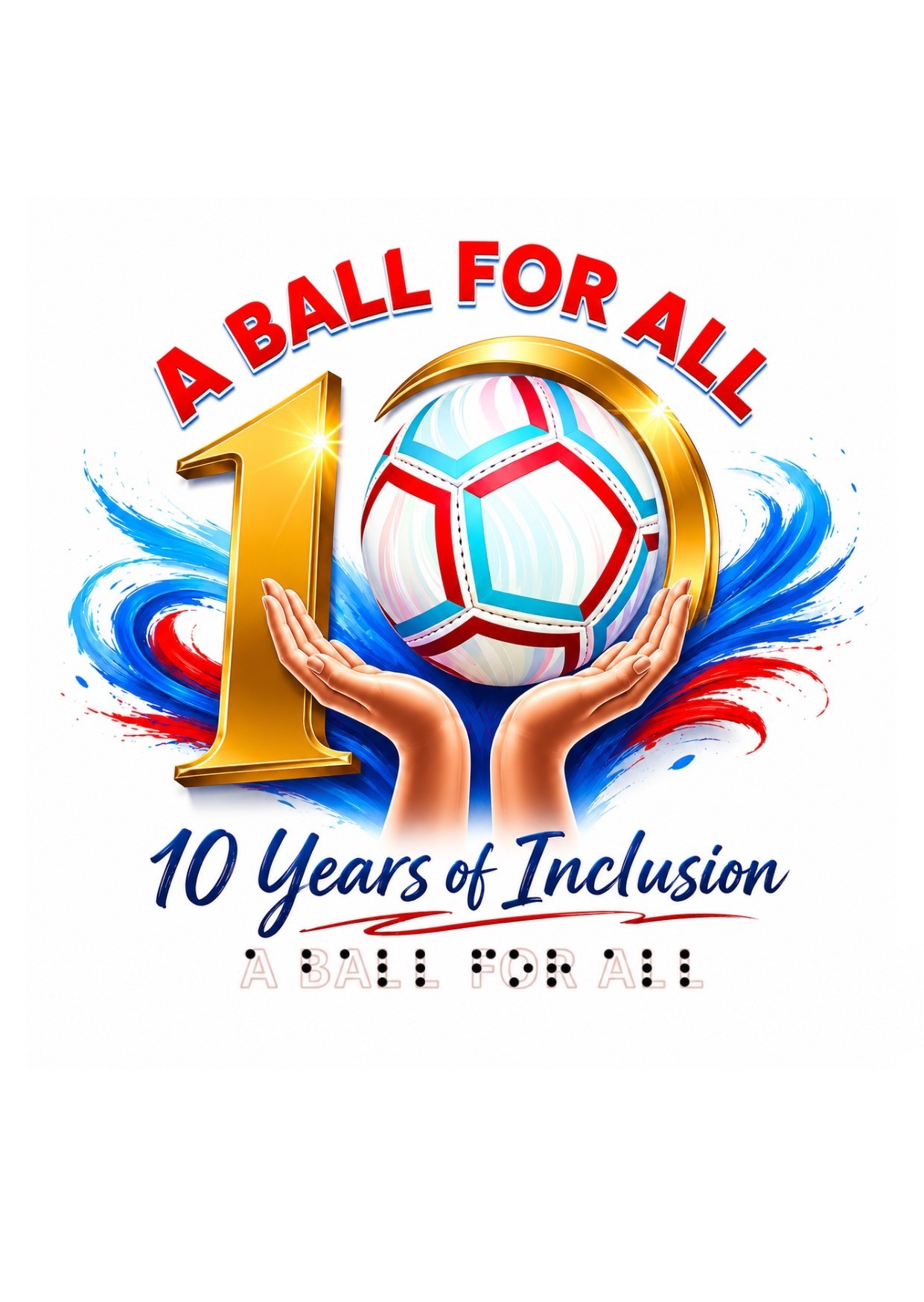 Logo A Ball For All 10 years of inclusion